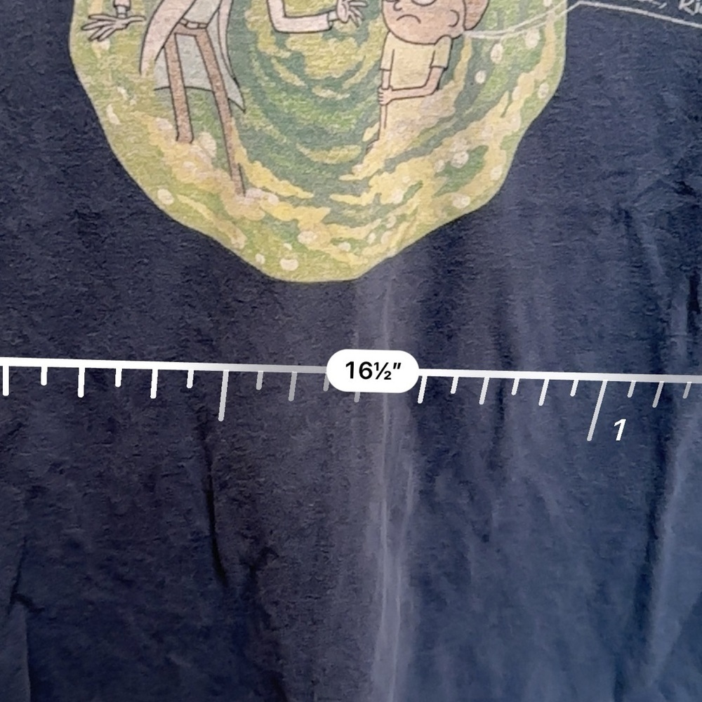 4/$20 Rick and Morty XS Dark Gray Graphic T Shirt Adult Swim 0023 - Picture 6 of 7